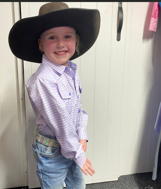 K2057 - Kids Check Western Shirt - Rawhide Western Wear 