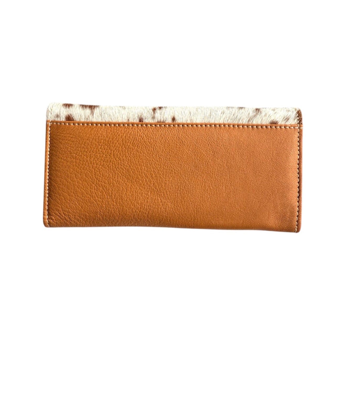 AW23T - Tooled Hair-On-Hide Wallet