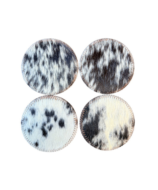 A8787 - 100% Real Cowhide Coasters - Rawhide Western Wear 