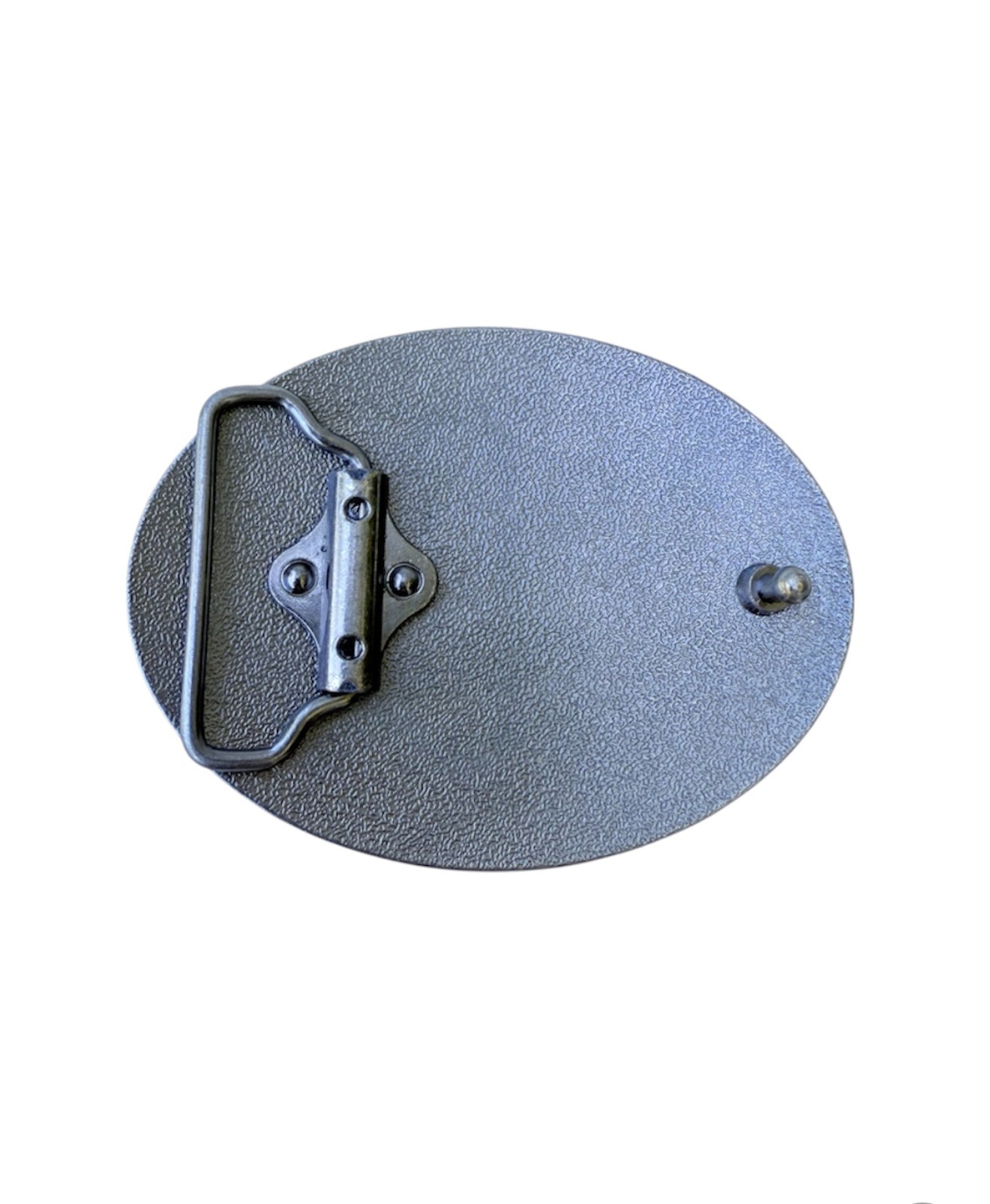 A8874 - Silver Antique Colour Western Buckle w Real Cowhide insert - Rawhide Western Wear 