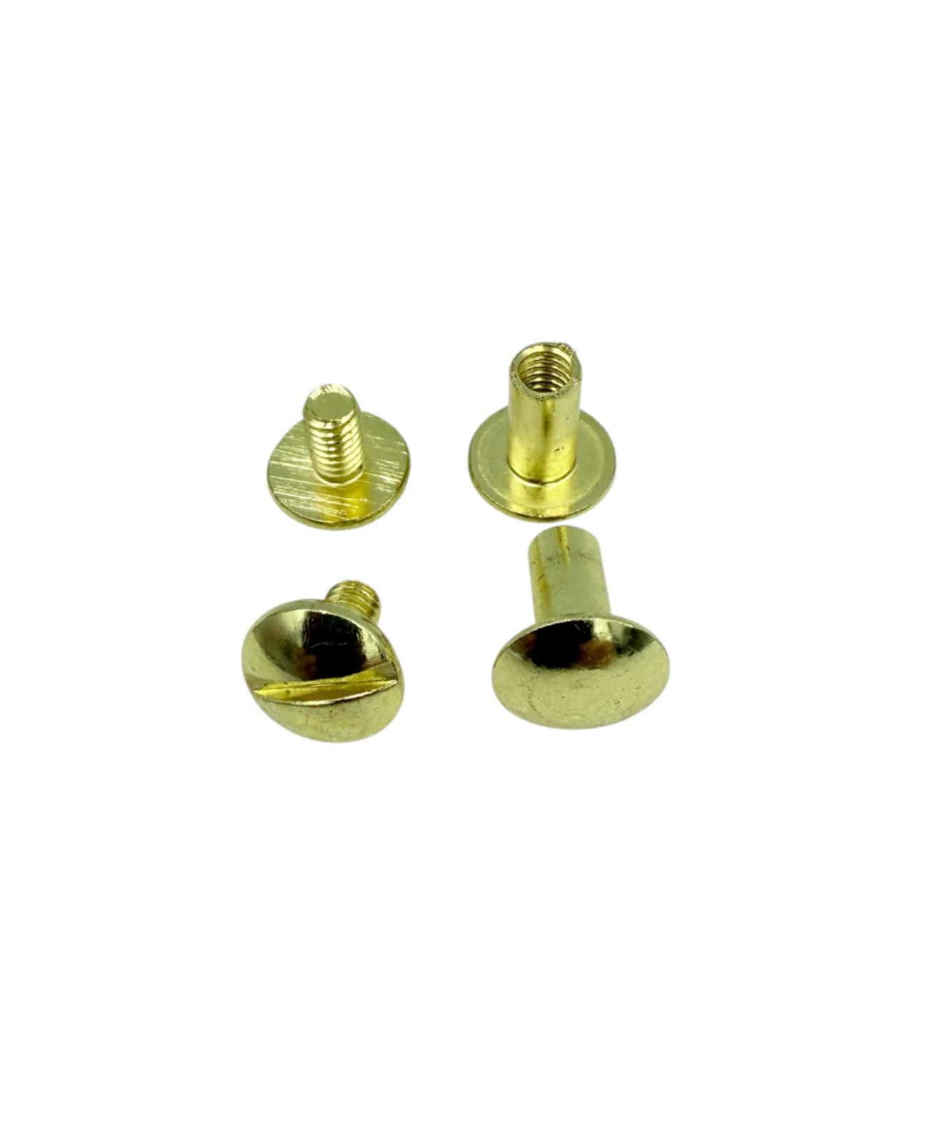 A7117 - 10mm Chicago Screw Gold Colour