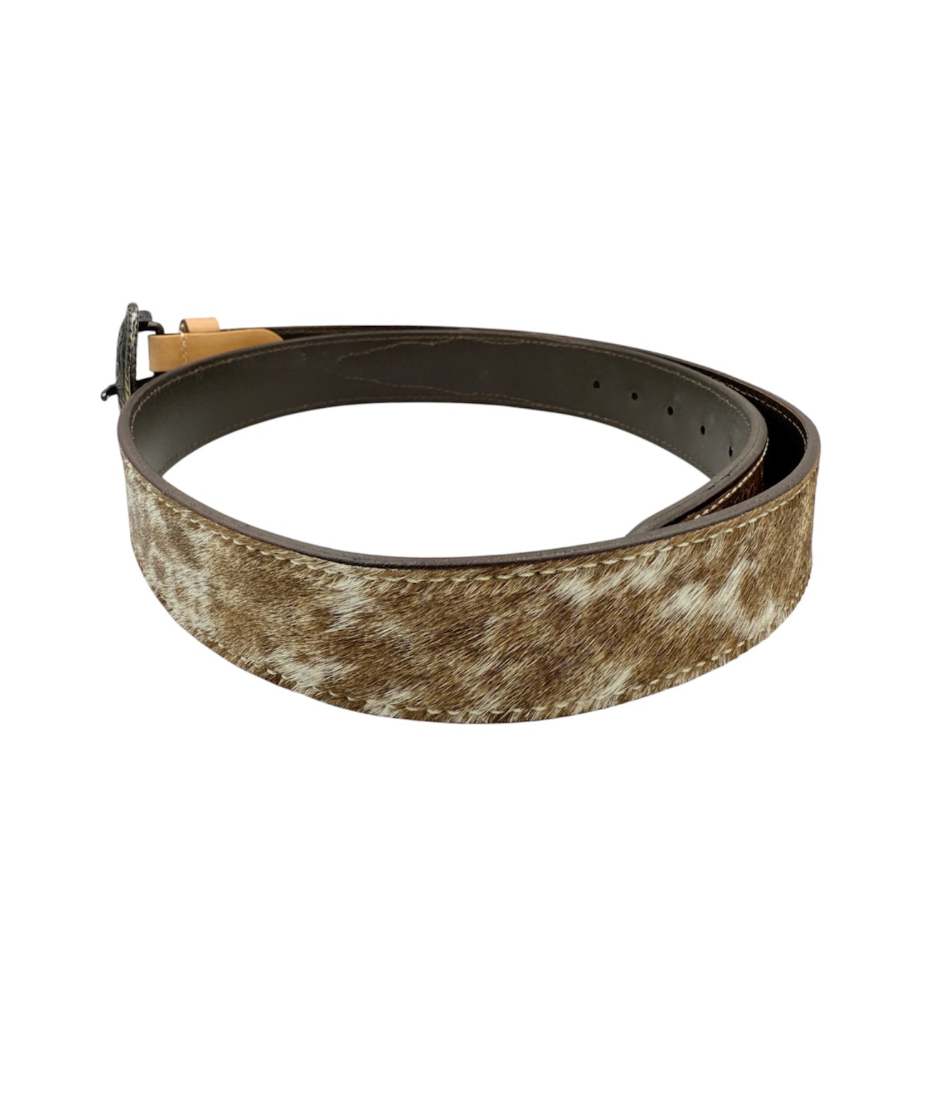 A8224C - 38” (Large) Hand Tooling Leather Cowhide Belt