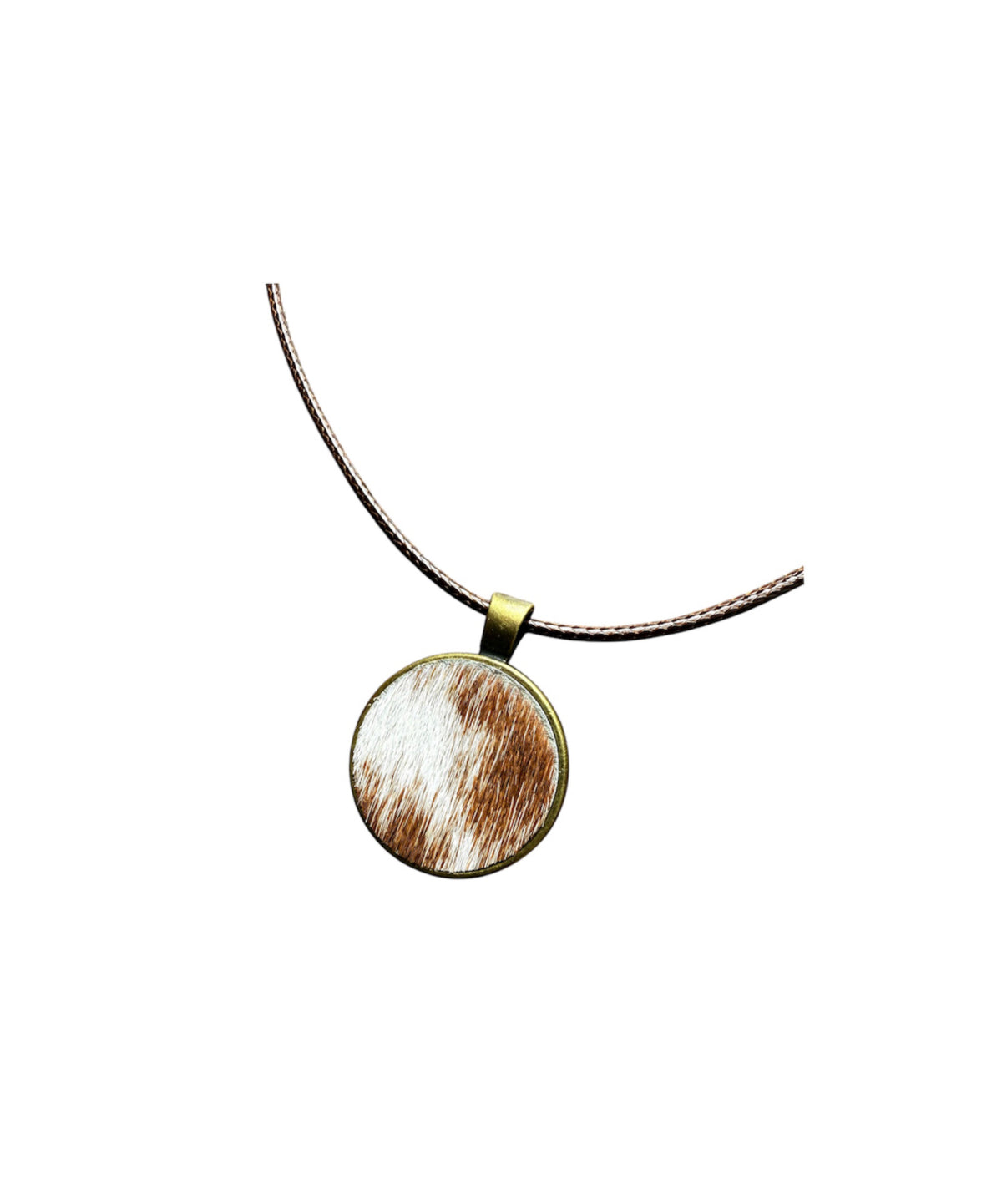 J6912 - 100% Cowhide Pendant Necklace - Rawhide Western Wear 