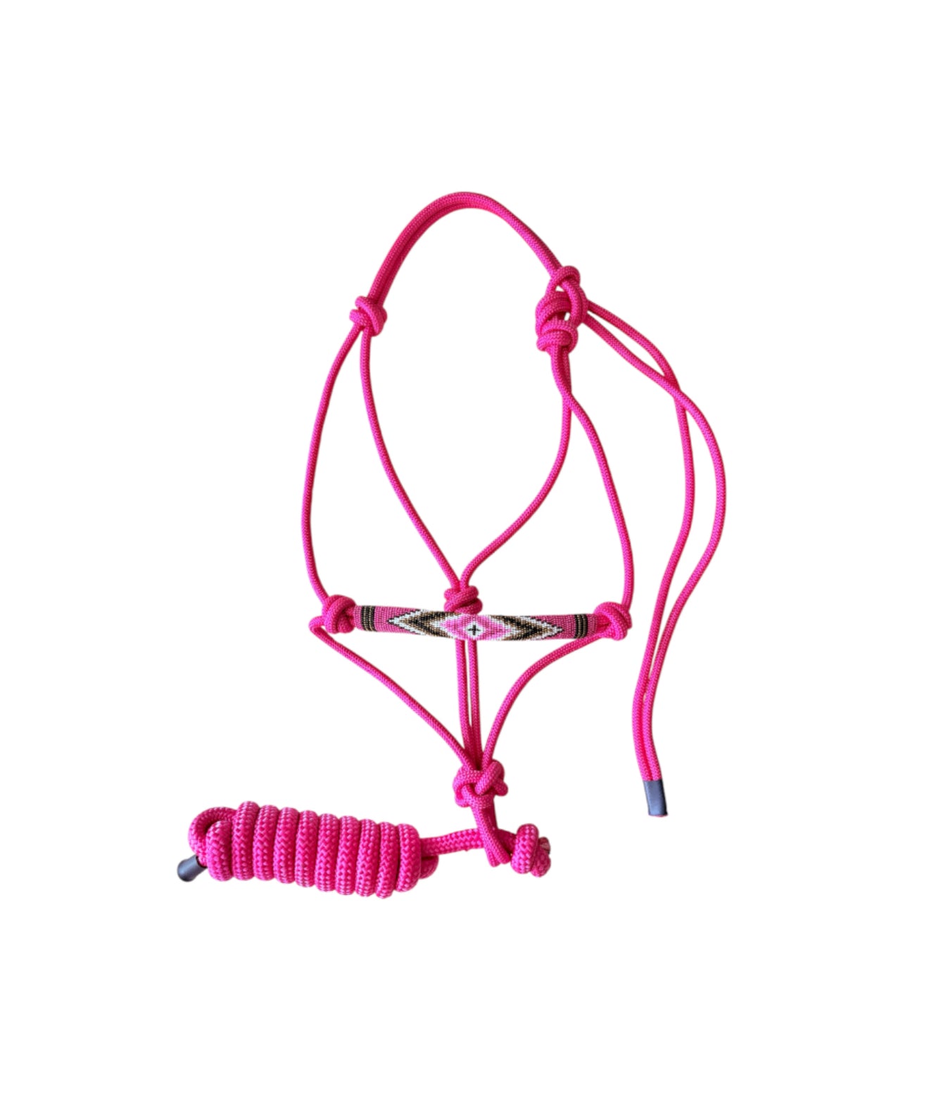 T5572P - Beaded Rope Halter with Detachable Lead Rope – Cob to Full