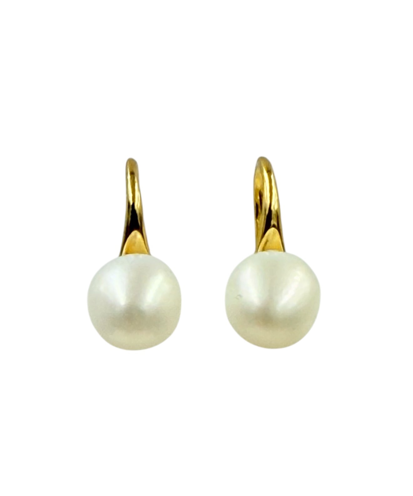 J7117 - Real Pearl White Baroque Dangle Earrings - Rawhide Western Wear 