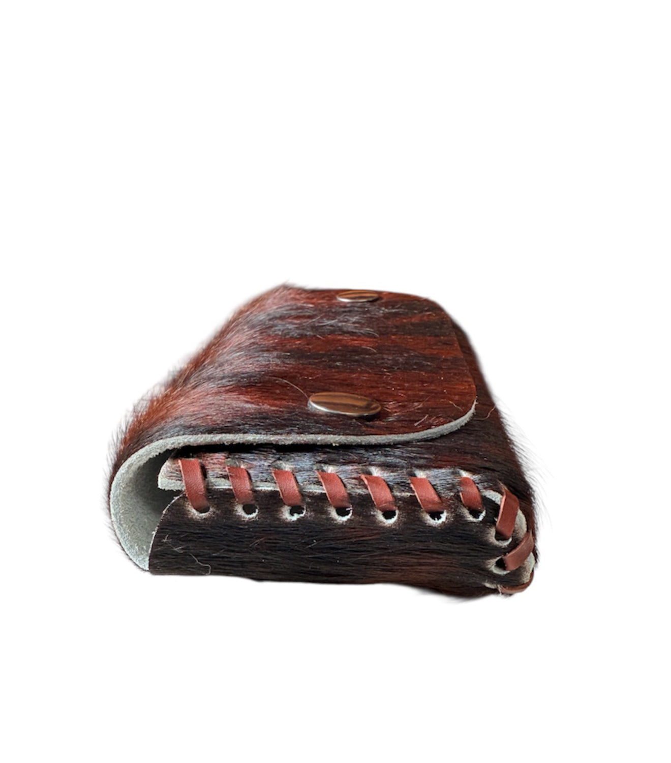 A8650 - Hair-On Cowhide Leather Tobacco Pouch