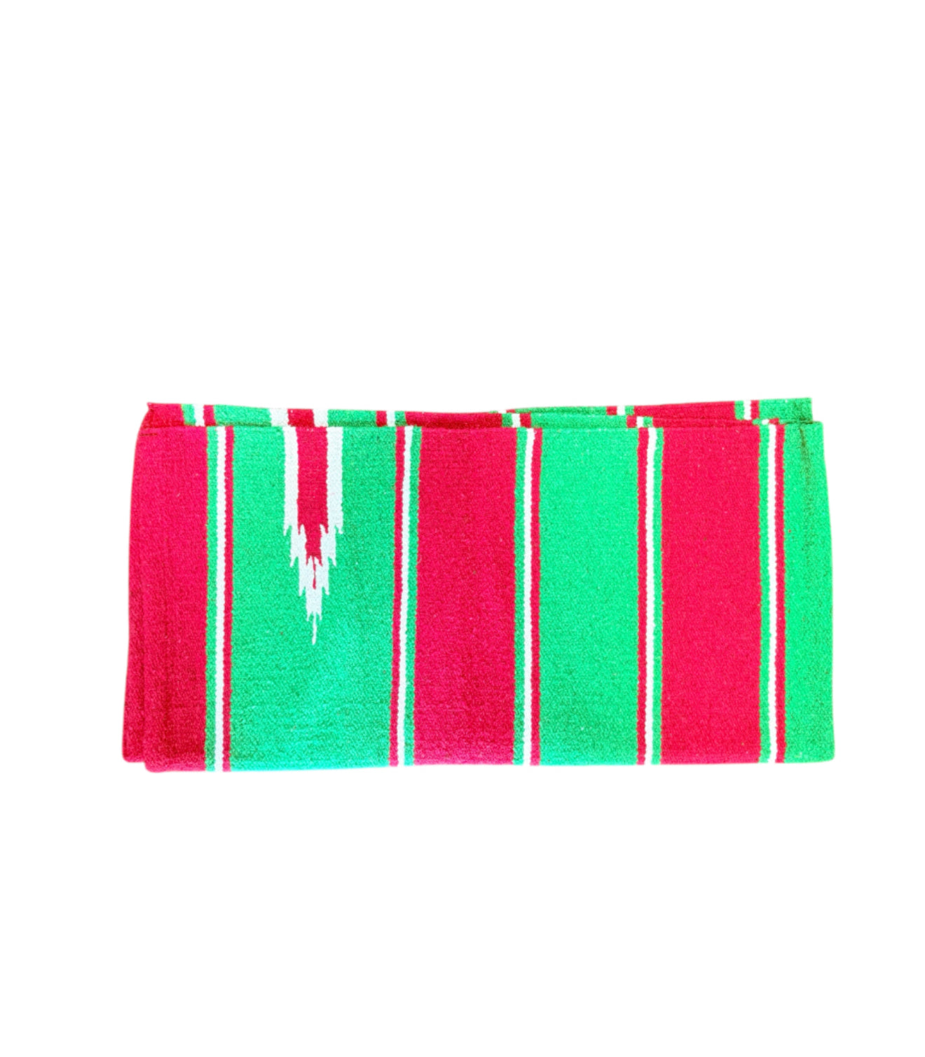 090019RG - Red & Green  Navajo Single Weave 30"x 60" - Rawhide Western Wear 