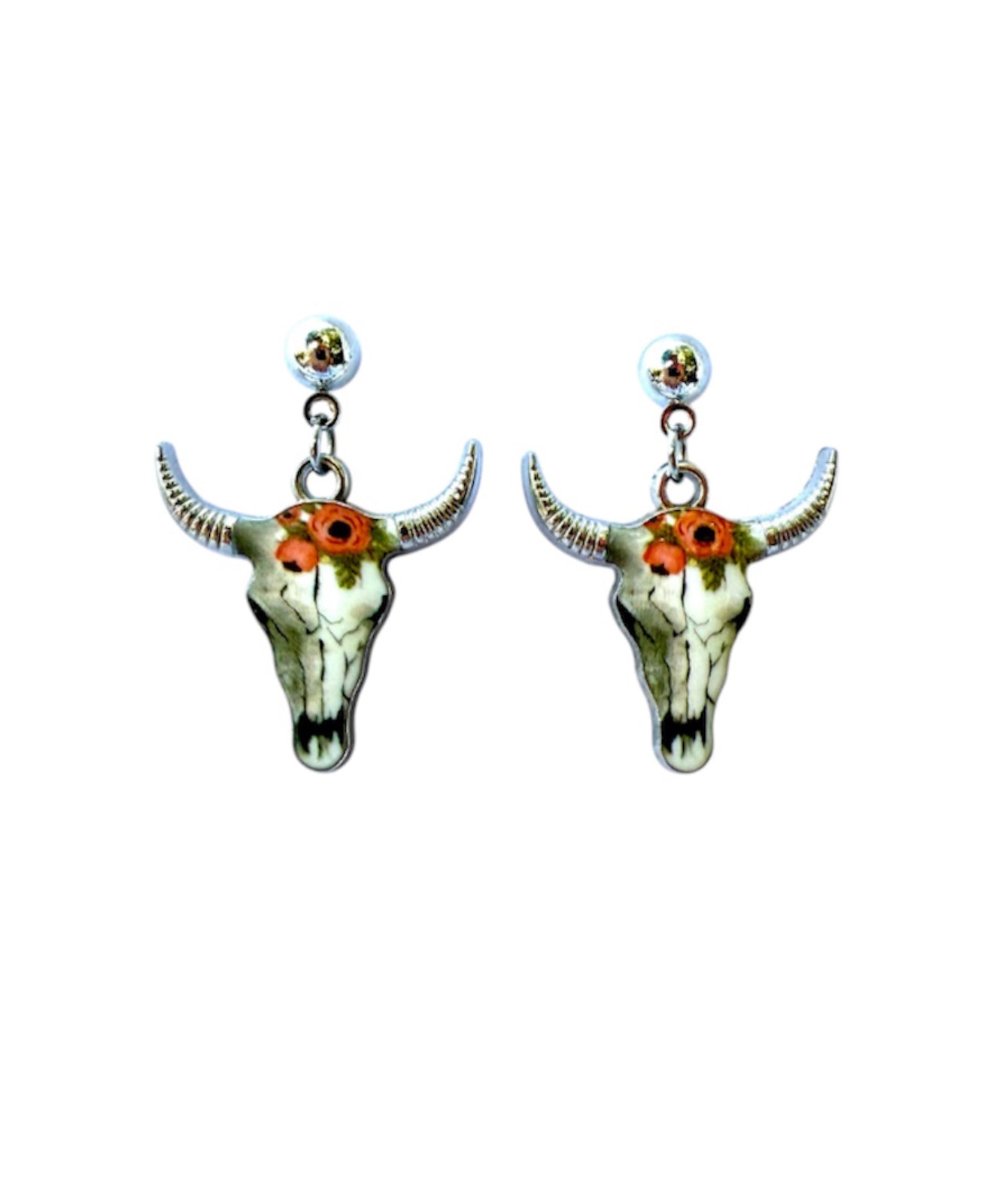 J7025 - Stud Dangle Earrings