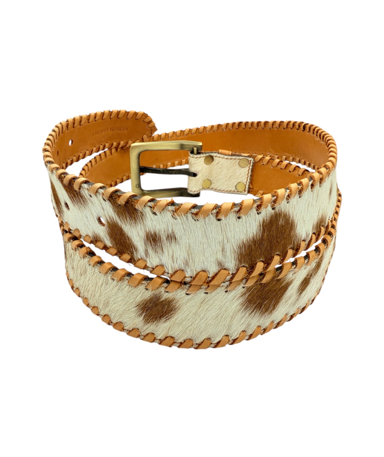 A8225A - 44” X-Large Boho Cowhide Belt