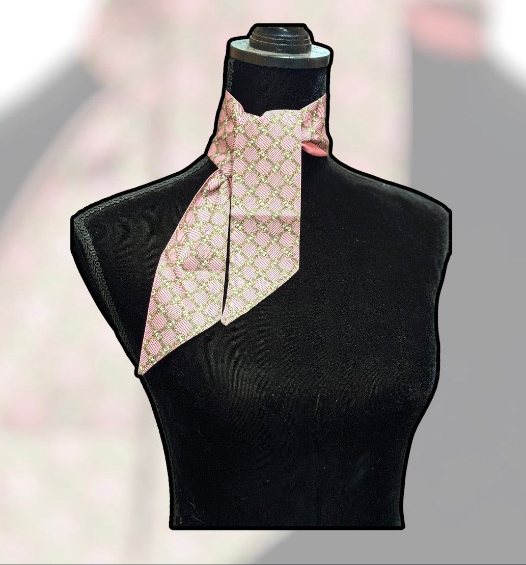 A8942 - Pink Satin Thin Neck Tie - Rawhide Western Wear 