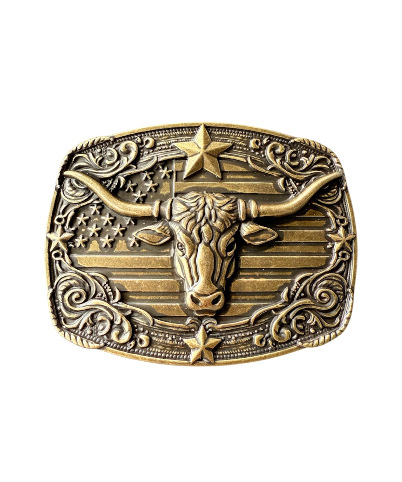 A8653 - Western Highland Cow Buckle - Rawhide Western Wear 