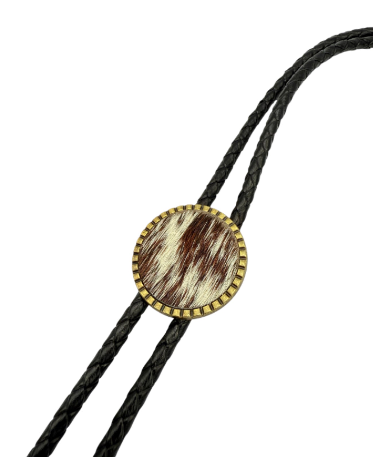 J7126 - Real Leather & Cowhide Adult Bolo Tie
