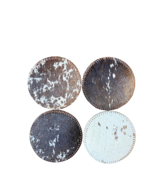 A8864 - 100% Hide & Leather Coasters