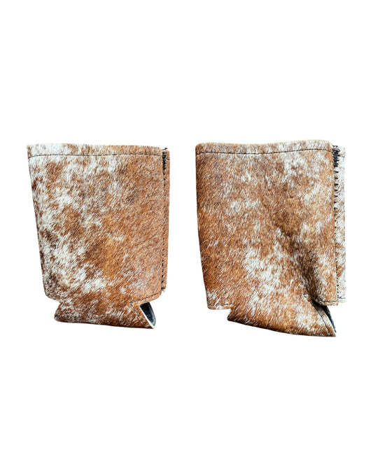 A8772 - 100% Hair on hide Stubby Cooler - Rawhide Western Wear 