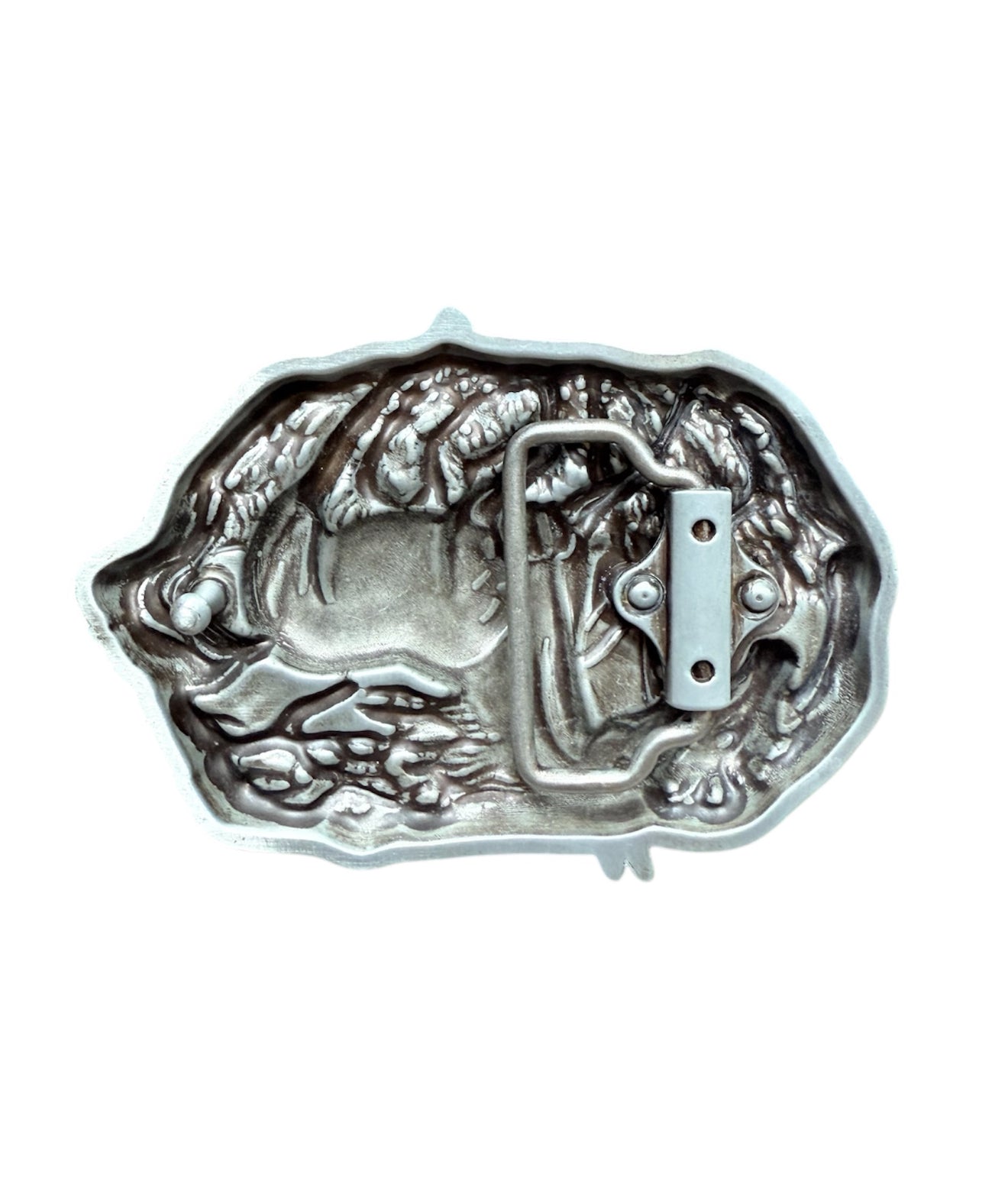 A8474 - Pair of Horses Antique Colour Silver