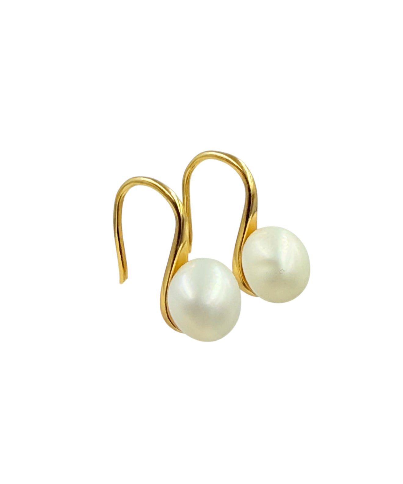 J7117 - Real Pearl White Baroque Dangle Earrings - Rawhide Western Wear 