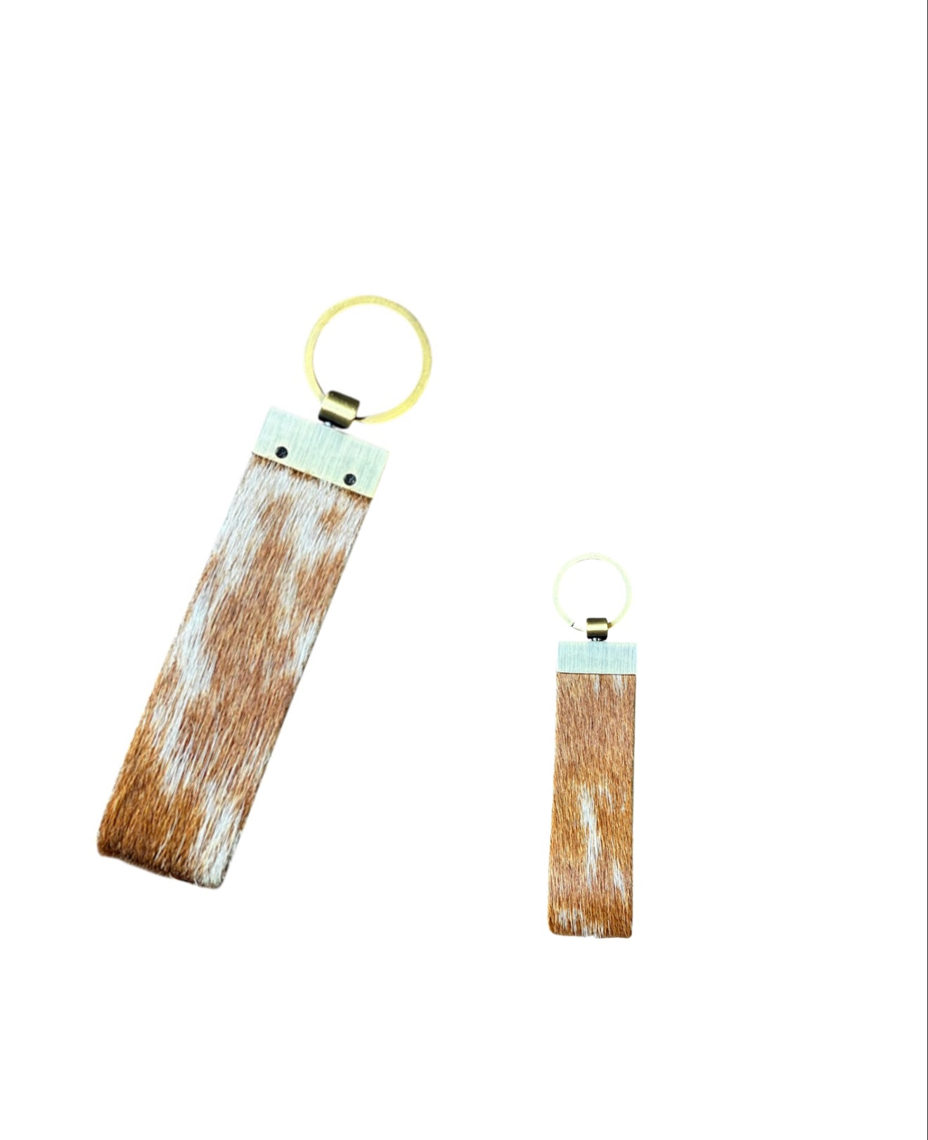 A8690 - Small Cowhide Wrist Strap Keychain