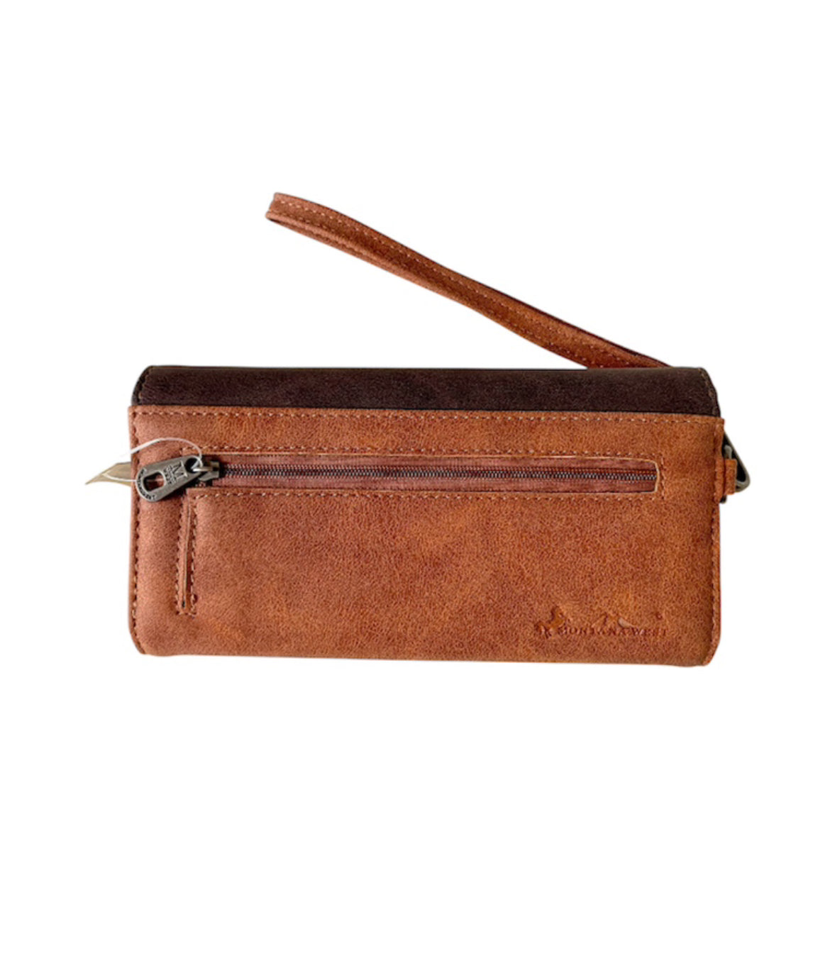 MW1253W002BR -  Montana West Embroidered Collection Wallet Brown