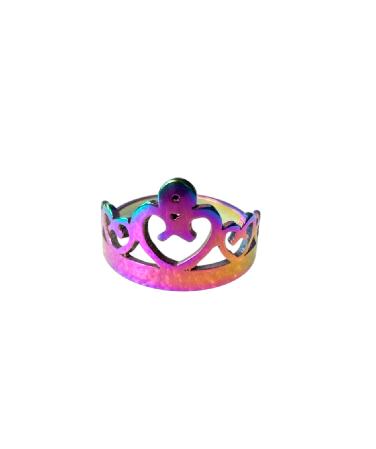 J7165 - Petrol Colour S/S Western Style Ring - Rawhide Western Wear 