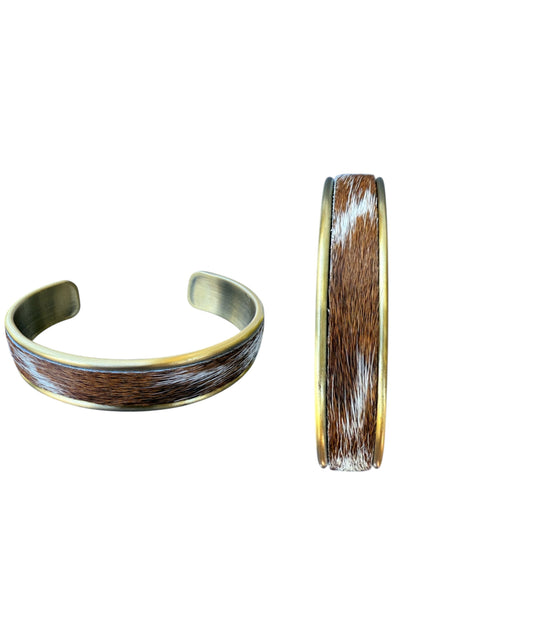 J6871R - 3/4 Bangle w Cowhide Bezel