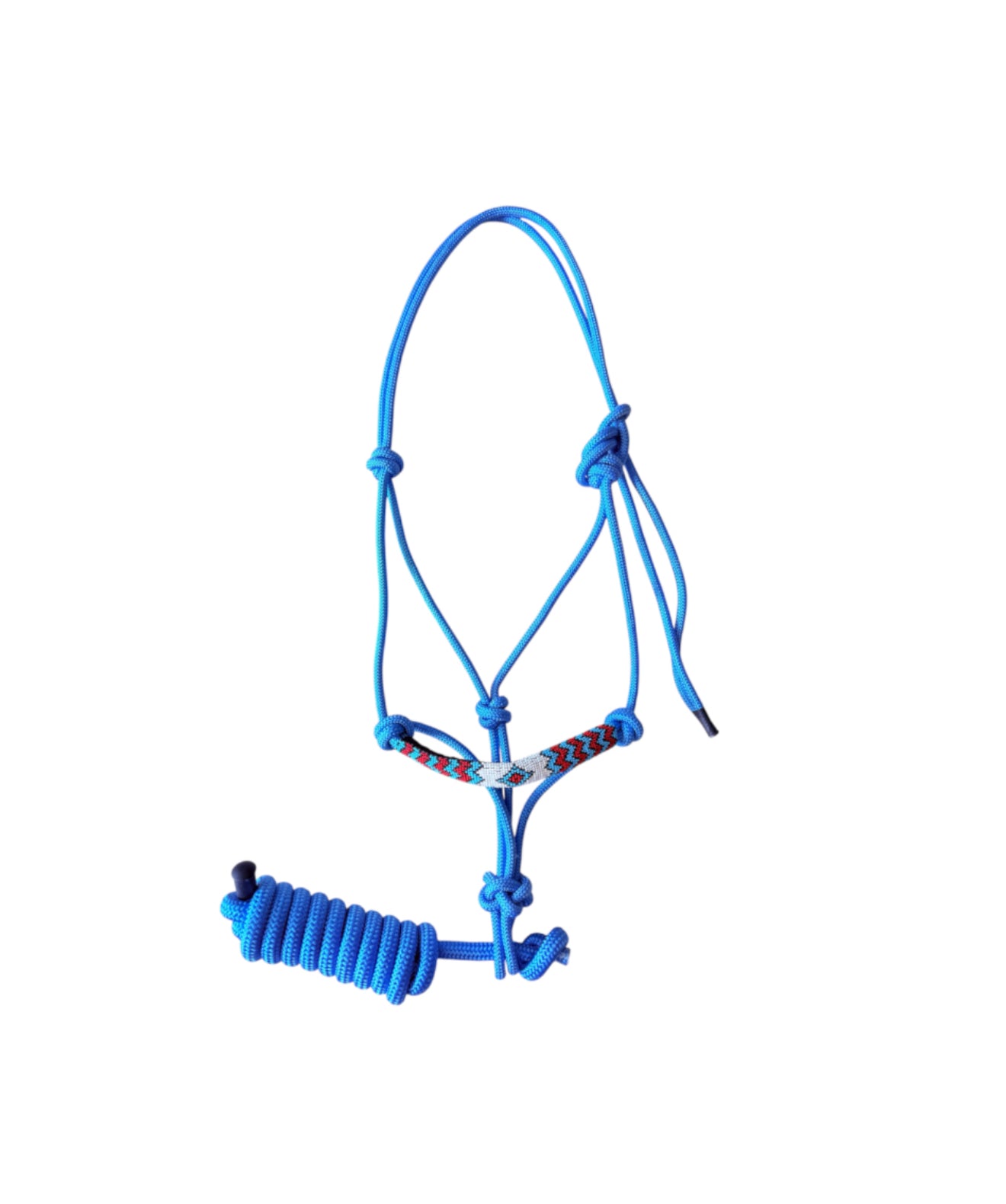 T5572LB - Beaded Rope Halter with Detachable Lead Rope – Cob to Full