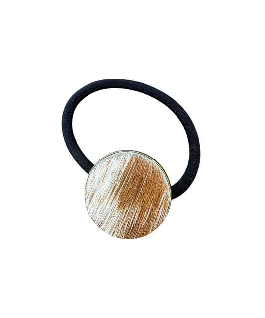 A8682 - Cowhide Bezel Hair Band - Rawhide Western Wear 