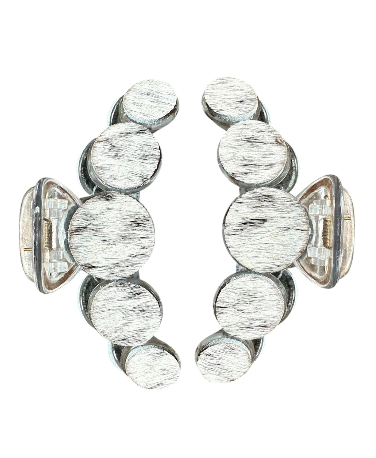 J6892 -  Cowhide Large Hair Claw Clip