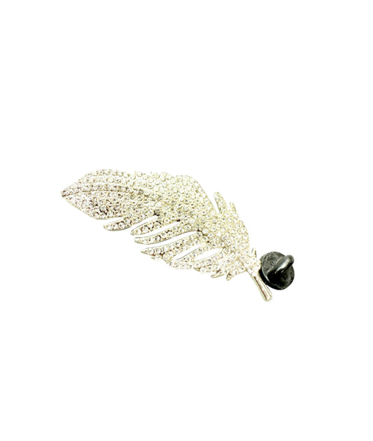 J6999 - Diamanté Feather Hat Pin - Rawhide Western Wear 