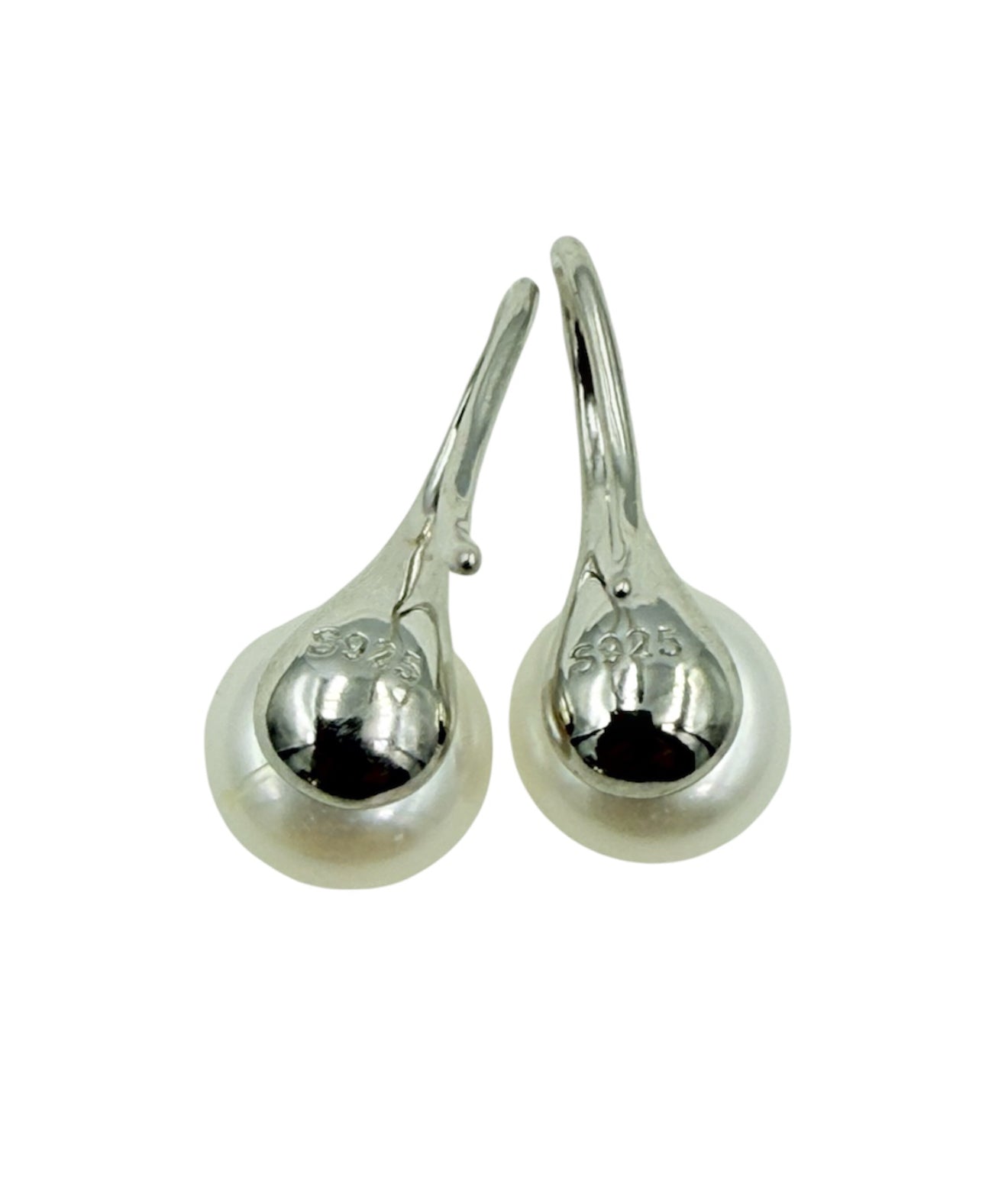 J7118 - Real Pearl White Baroque Dangle Earrings - Rawhide Western Wear 