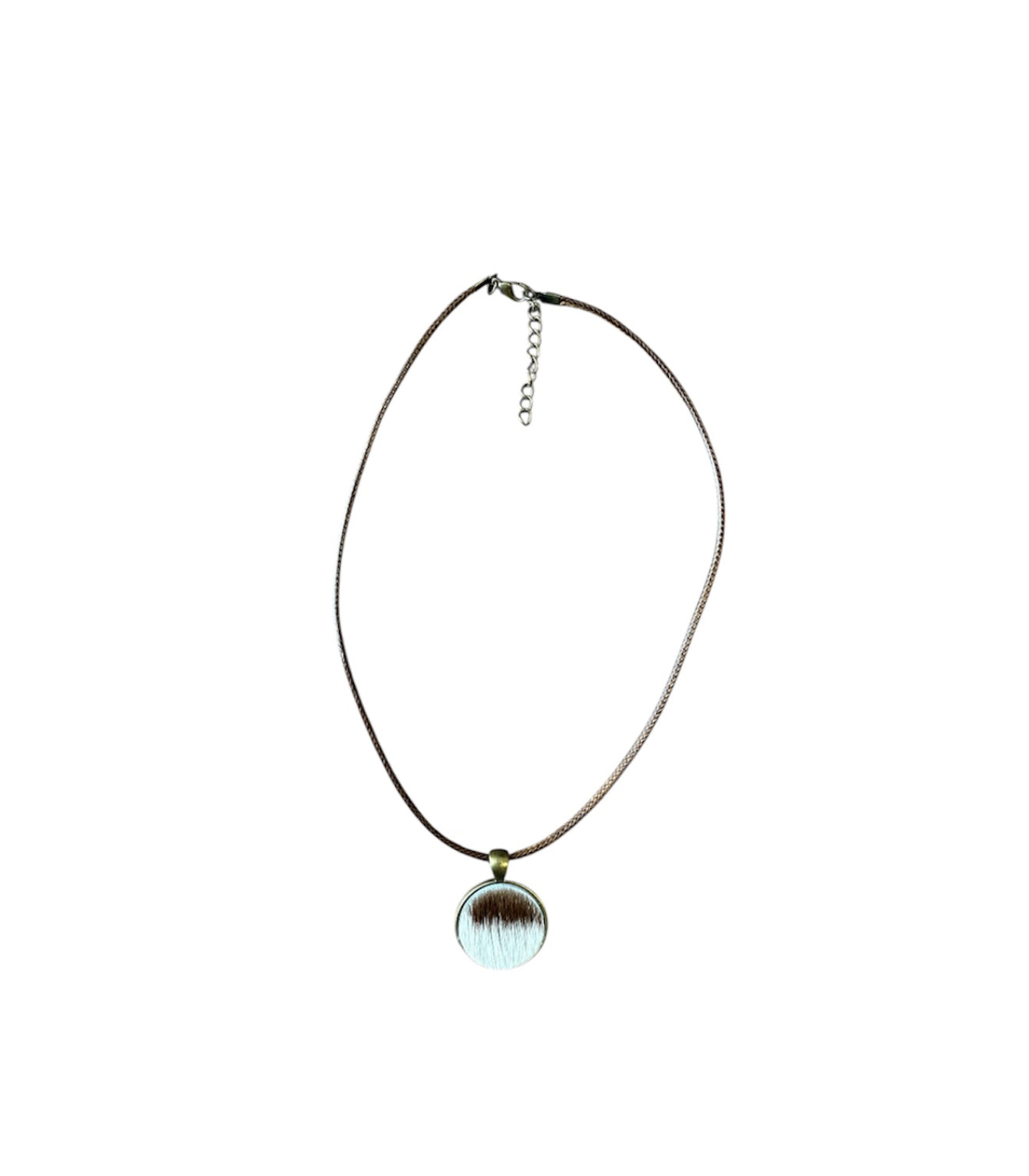 J6915A - 100% Cowhide Pendant Necklace