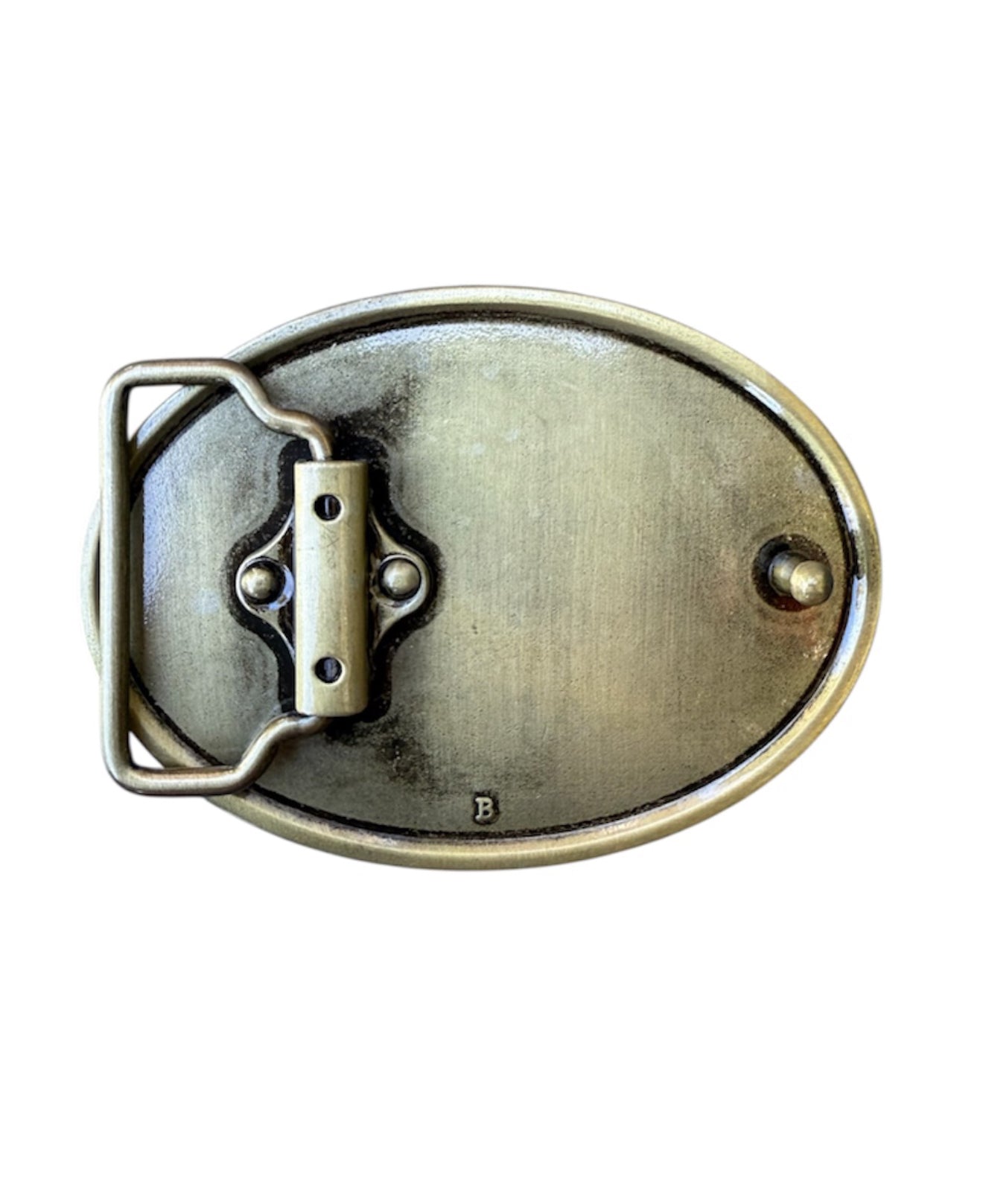 A8876- Bronze Colour Floral Western Belt Buckle