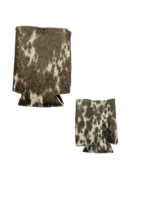 A8794 - 100% Hair on hide Stubby Cooler - Rawhide Western Wear 
