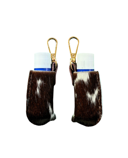 A9006 -  Real Cowhide Lip Balm Holder w Clip