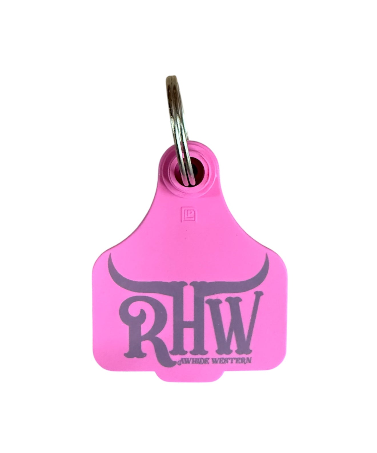 P4240 - RHW Genuine Cattle Ear Tag Keychain