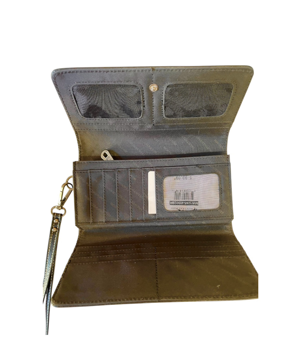 MW1245W002BK -  Montana West Embroidered Collection Wallet Black