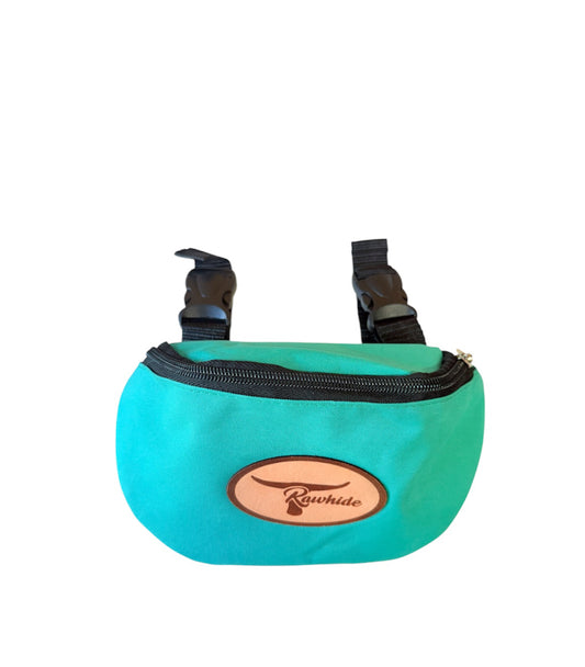 T5528T  - Turquoise Nylon Saddle Pouch