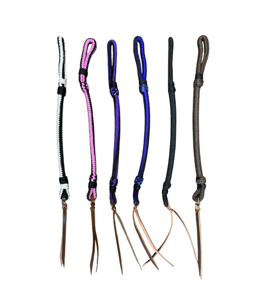 T3106 - Quirt with Leather Popper Mustang