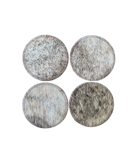 A8787A - 100% Real Cowhide Coasters - Rawhide Western Wear 