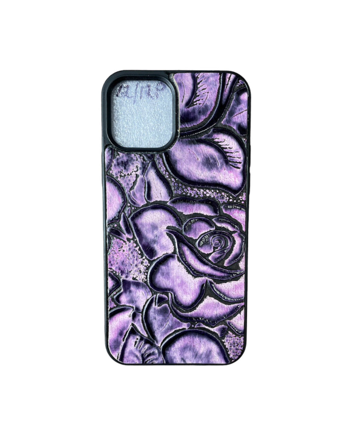 A8579 - IPhone 12 / 12Pro Tooled Leather Case