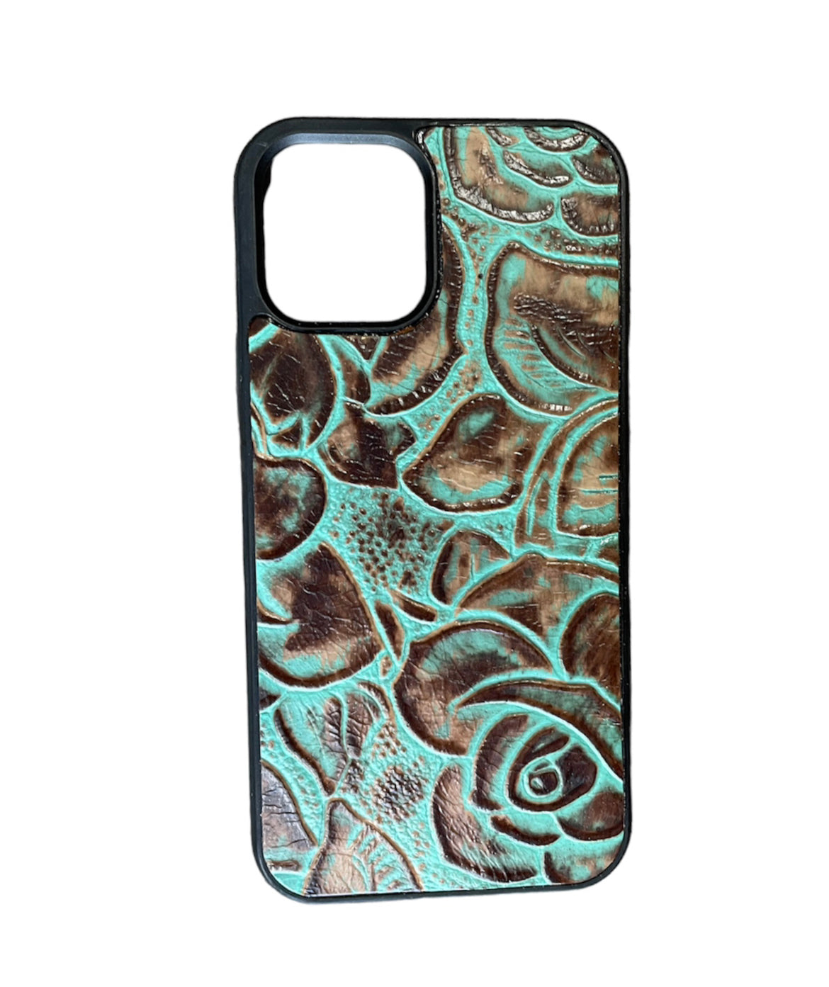 A8582 - IPhone 12 / 12Pro Tooled Leather Case
