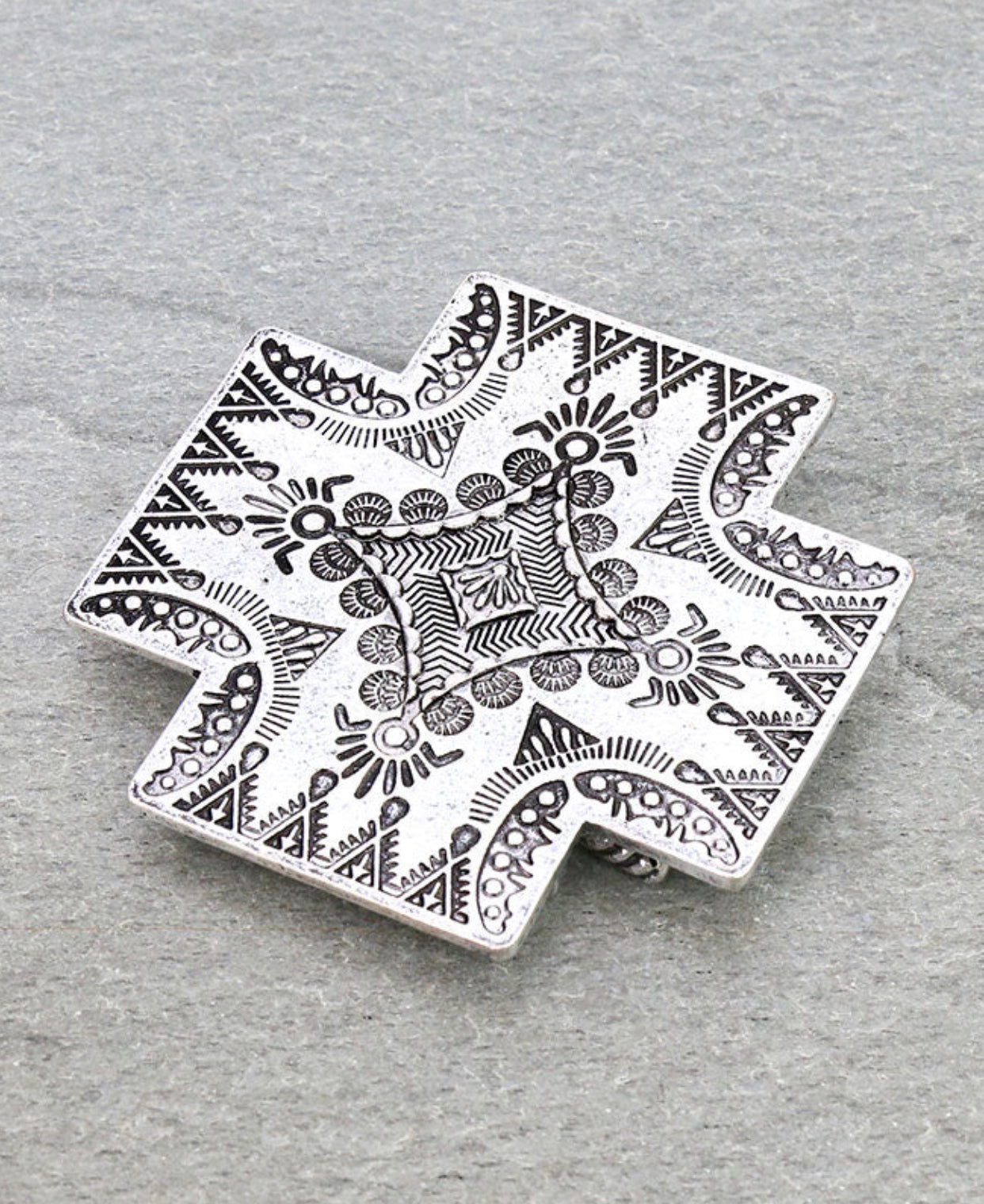 J6661 - Western Cross Belt Buckle