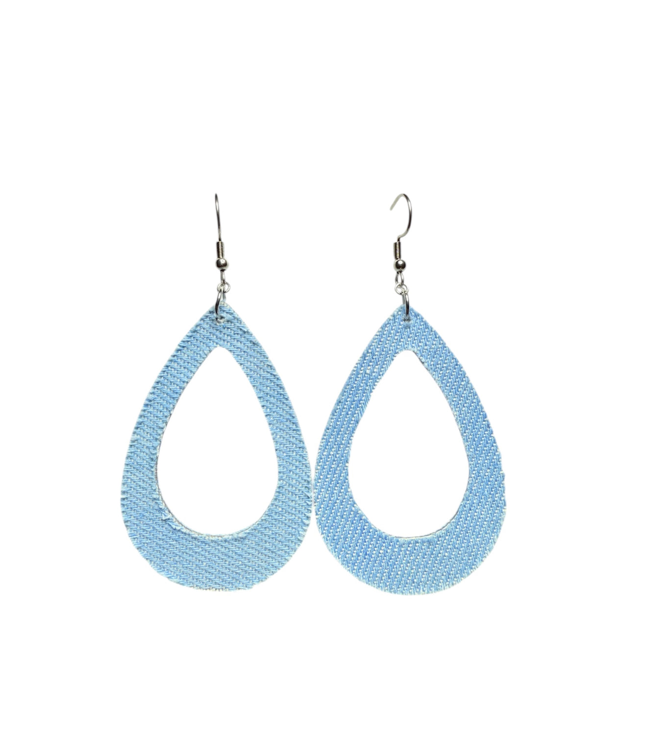 J7044E - Denim Dangle Earrings