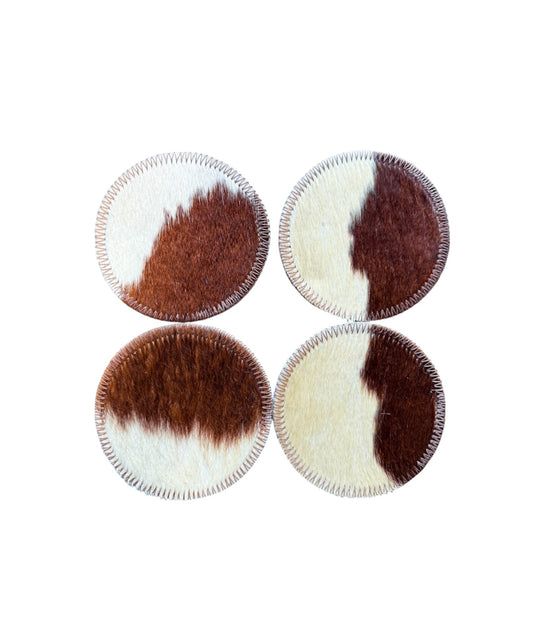 A8863 - Real Cowhide Coasters