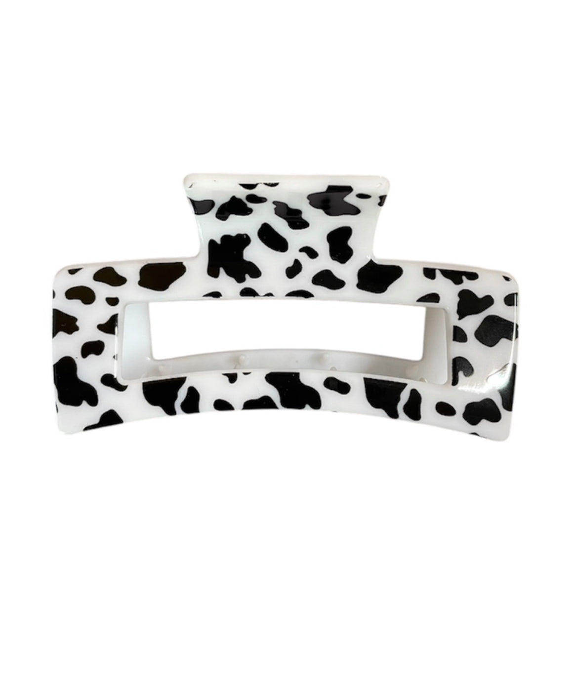 J6935 - Cow Print large Hair Claw Clip