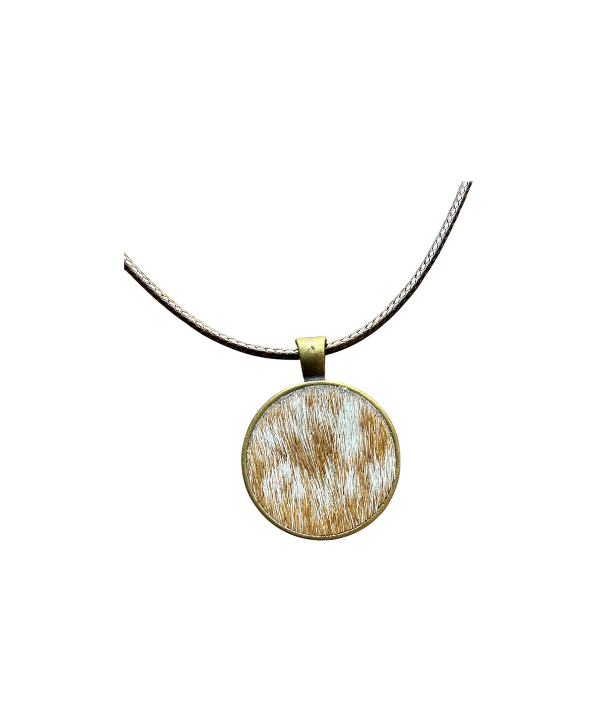 J7098 - 100% Cowhide Pendant Necklace - Rawhide Western Wear 