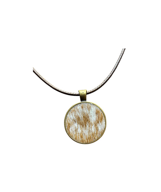 J7098 - 100% Cowhide Pendant Necklace - Rawhide Western Wear 