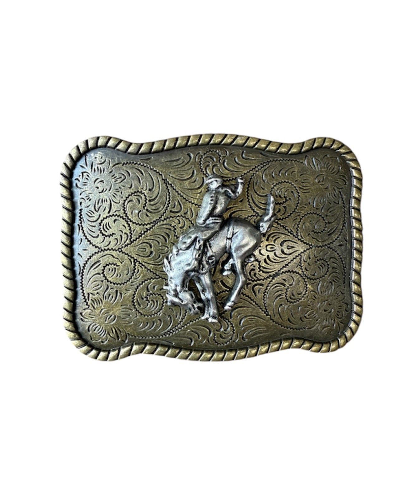 A8859 - Antique Bronze Colour Western Belt Buckle