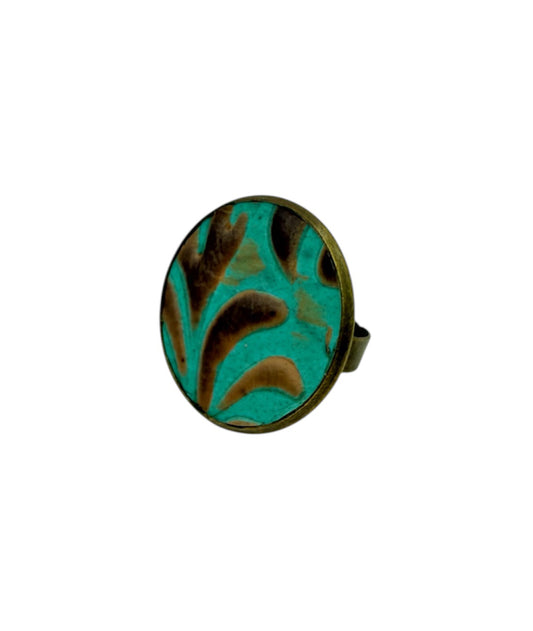 J6475A - Western Real Leather Ring - Rawhide Western Wear 