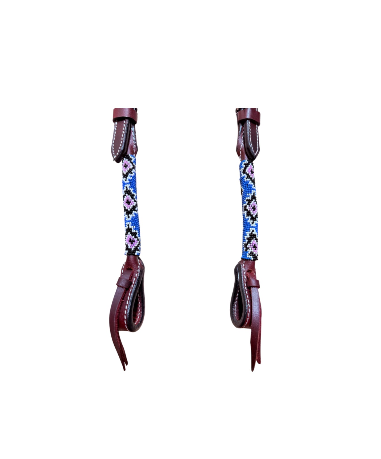 T5571C - Beaded One Ear Western Bridle Cob-Full