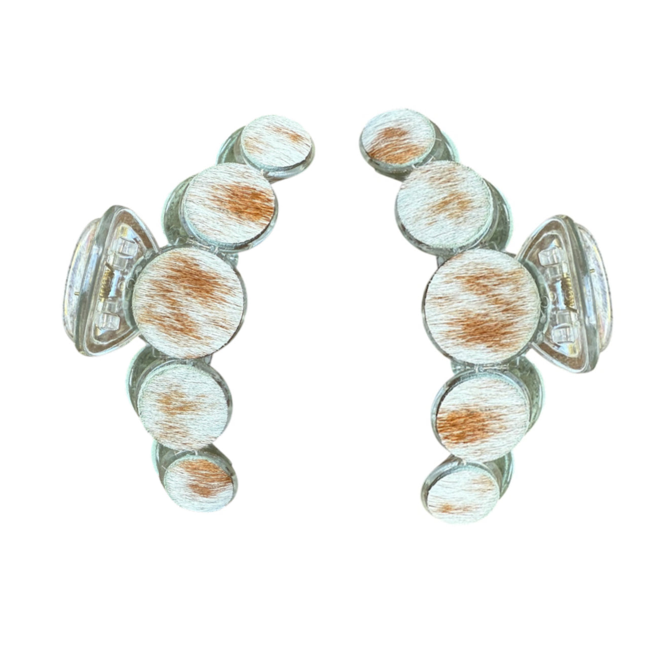 J6892 -  Cowhide Large Hair Claw Clip